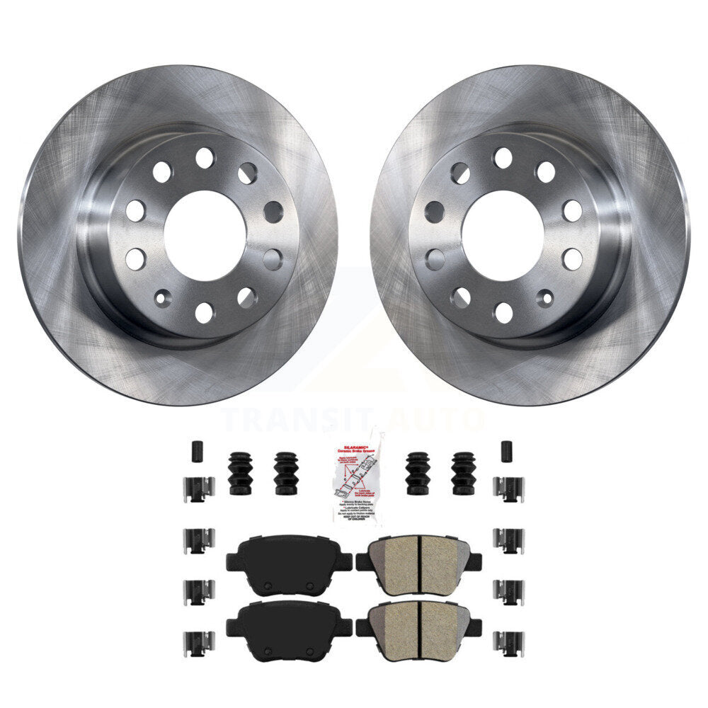 Transit Auto K8A-100693 Disc Brake Kit for 2010-2018 Volkswagen Jetta, Volkswagen GTI, Audi A3 & more - Rear product image