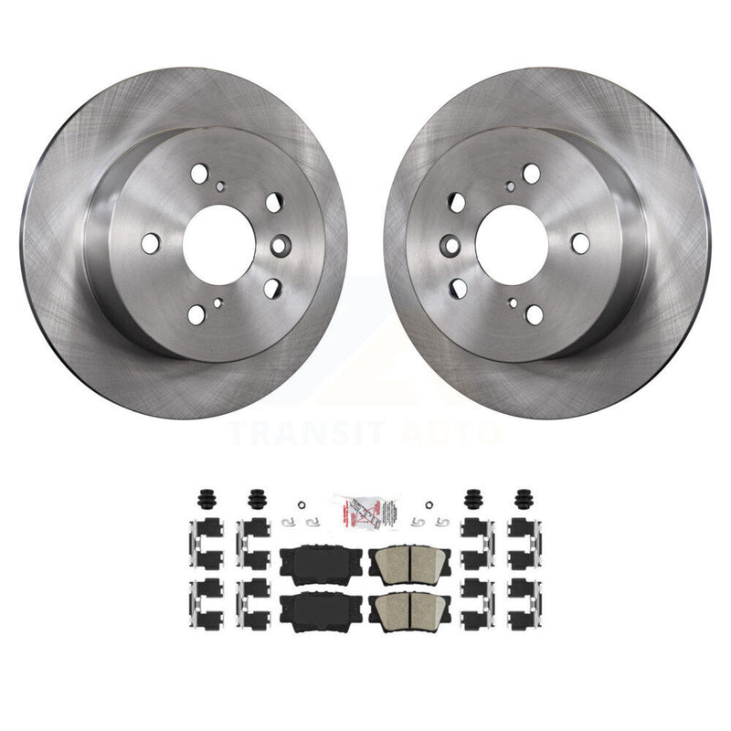 Transit Auto K8A-100773 Disc Brake Kit for 2012-2018 Lexus ES300h, Lexus ES350, Toyota Avalon & more - Rear product image