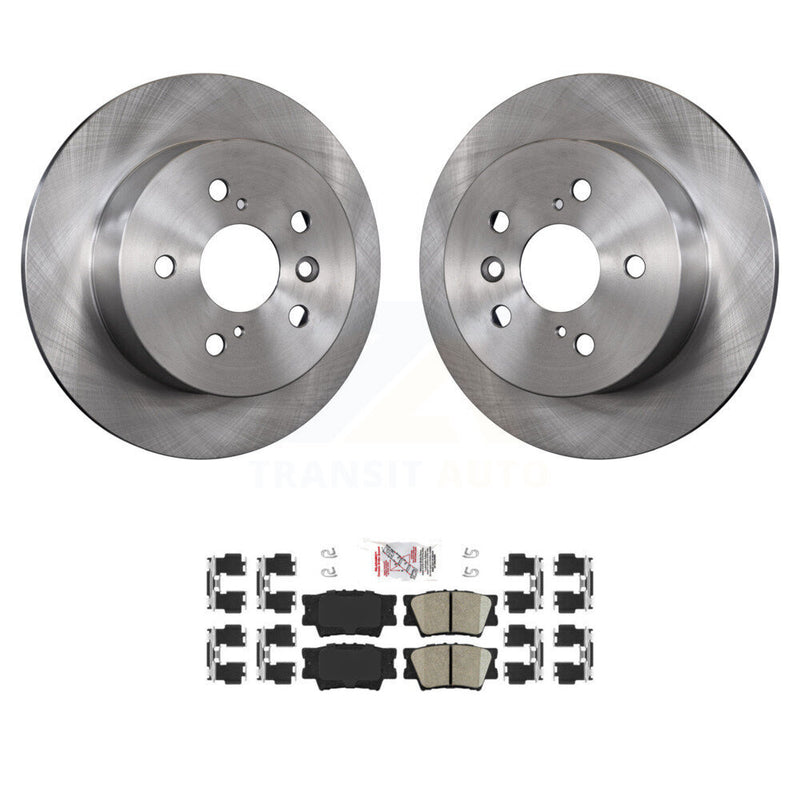 Transit Auto K8A-100774 Disc Brake Kit for 2012-2018 Lexus ES300h, Lexus ES350, Toyota Avalon & more - Rear product image
