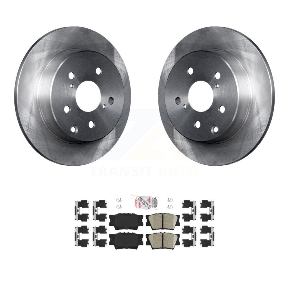 Transit Auto K8A-100776 Disc Brake Kit for 2006-2018 Lexus HS250h, Toyota RAV4 - Rear product image