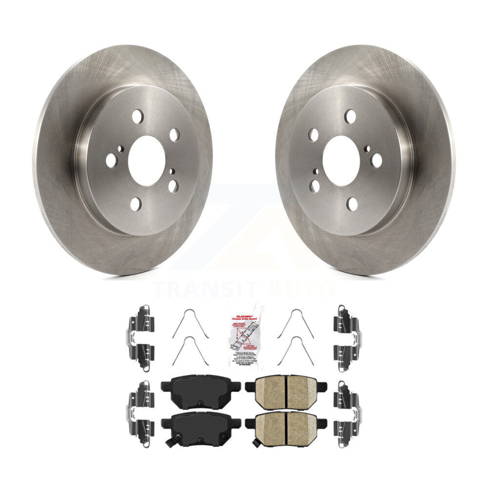Transit Auto K8A-100781 Disc Brake Kit for 2009-2022 Toyota Corolla, Toyota Prius AWD-e, Toyota Prius Prime & more - Rear product image