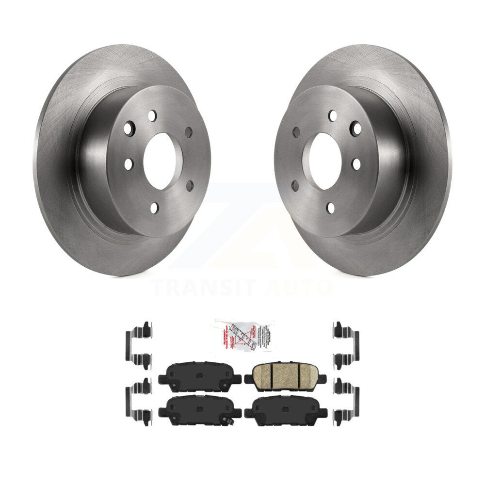 Transit Auto K8A-100849 Disc Brake Kit for 2002-2023 Nissan Altima, Nissan Juke, Nissan Sentra & more - Rear product image