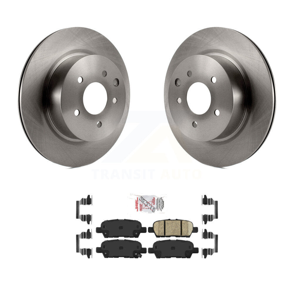 Transit Auto K8A-100851 Disc Brake Kit for 2005-2022 Nissan Maxima, INFINITI Q40, INFINITI QX50 & more - Rear product image