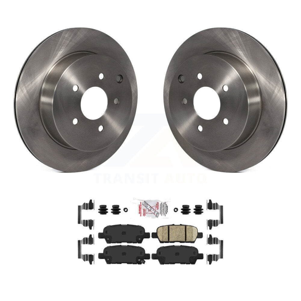Transit Auto K8A-100855 Disc Brake Kit for 2003-2024 INFINITI Q60, INFINITI Q70L, INFINITI Q50 & more - Rear product image