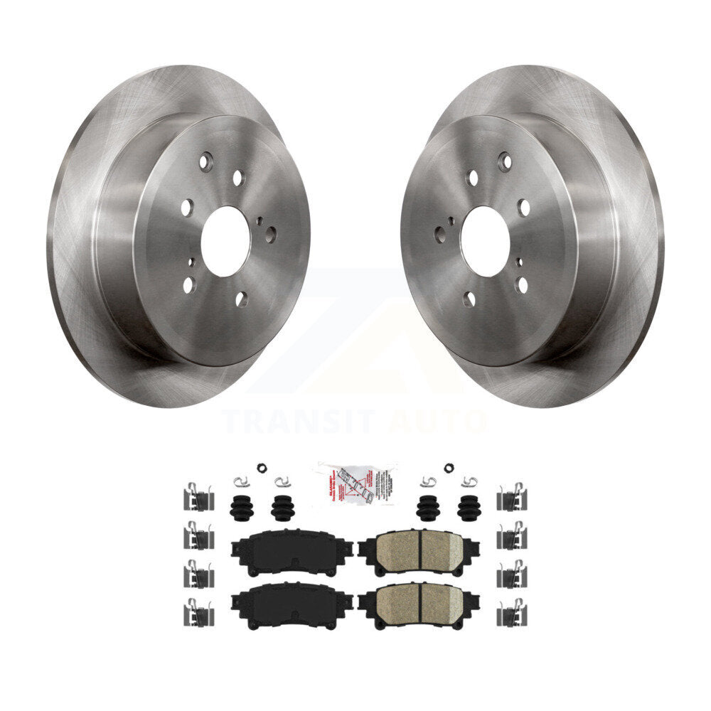 Transit Auto K8A-100906 Disc Brake Kit for 2010-2020 Toyota Highlander, Toyota Sienna, Lexus RX350 & more - Rear product image