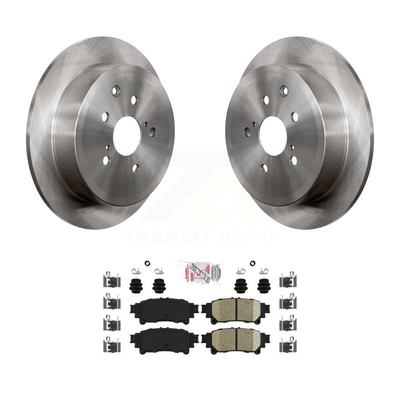Transit Auto K8A-100906 Disc Brake Kit for 2010-2020 Toyota Highlander, Toyota Sienna, Lexus RX350 & more - Rear product image