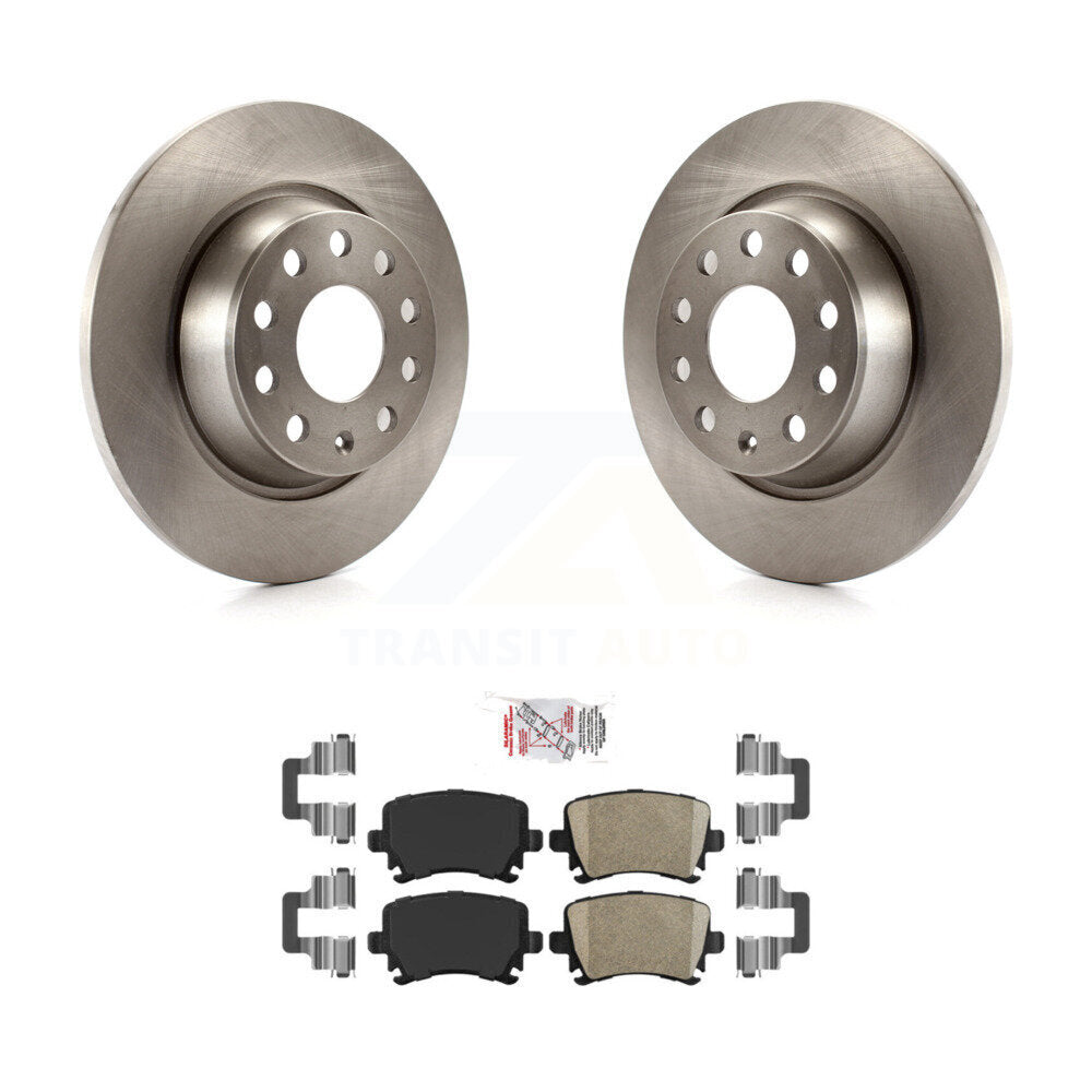 Transit Auto K8A-100924 Disc Brake Kit for 2006-2018 Volkswagen CC, Volkswagen Tiguan Limited, Audi Q3 & more - Rear product image