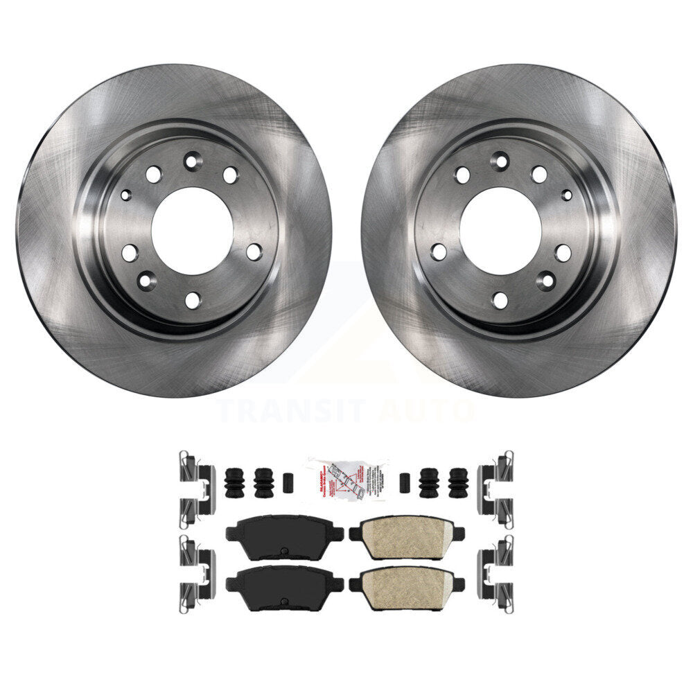 Transit Auto K8A-100959 Disc Brake Kit for 2006-2013 Mazda 6, Lincoln MKZ, Ford Fusion & more - Rear product image