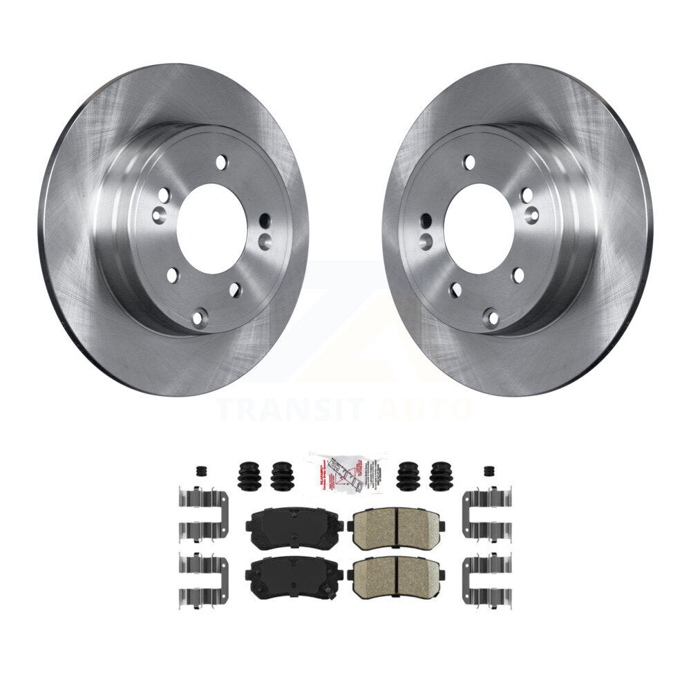 Transit Auto K8A-100983 Disc Brake Kit for 2014-2017 Hyundai Tucson, Hyundai Sonata, Kia Cadenza - Rear product image