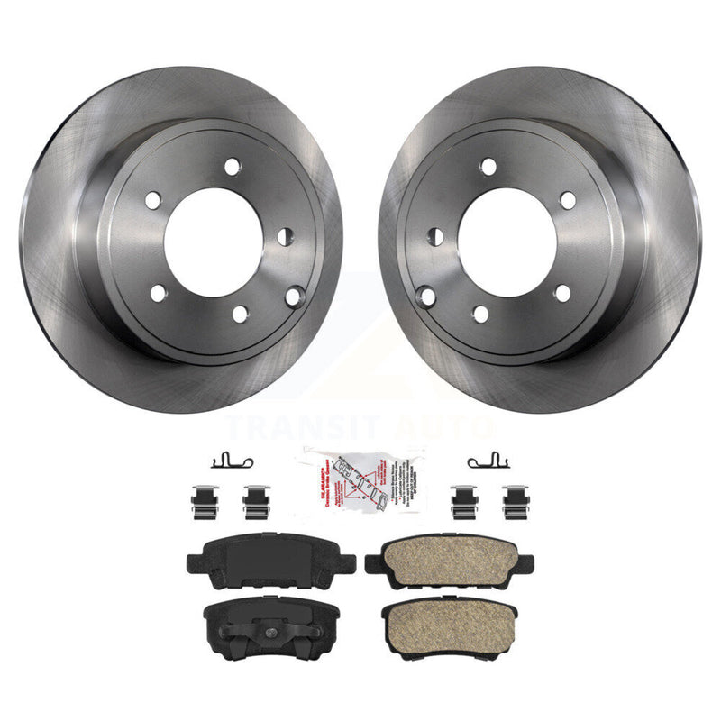 Transit Auto K8A-101051 Disc Brake Kit for 2007-2017 Mitsubishi Lancer, Chrysler 200, Dodge Caliber & more - Rear product image