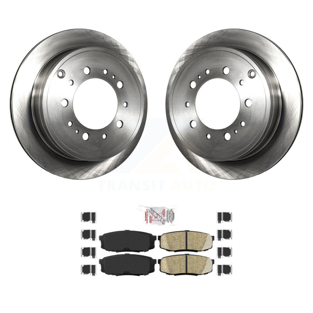 Transit Auto K8A-101113 Disc Brake Kit for 2007-2022 Lexus LX570, Toyota Land Cruiser, Toyota Sequoia & more - Rear product image