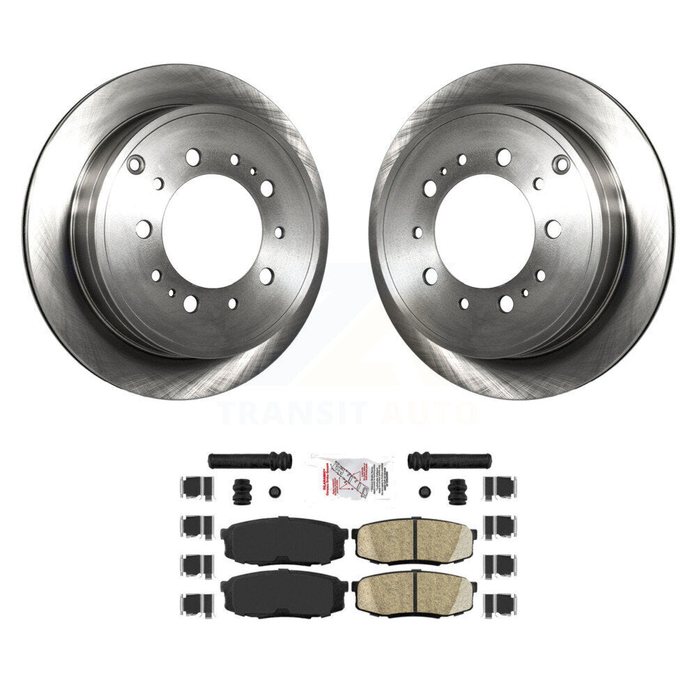 Transit Auto K8A-101114 Disc Brake Kit for 2007-2022 Lexus LX570, Toyota Land Cruiser, Toyota Sequoia & more - Rear product image