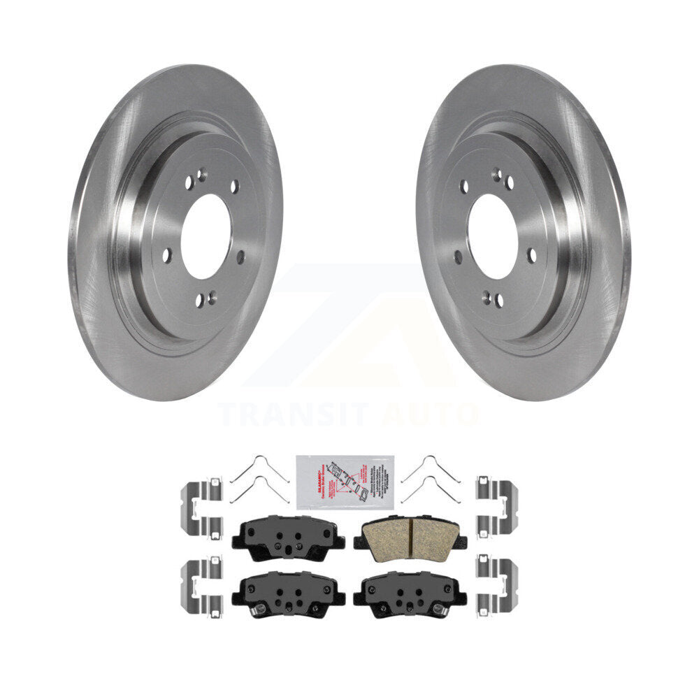 Transit Auto K8A-101211 Disc Brake Kit for 2017-2022 Hyundai Nexo, Hyundai Tucson, Kia Sportage - Rear product image