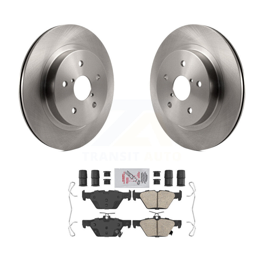 Transit Auto K8A-101213 Disc Brake Kit for 2015-2024 Subaru WRX, Subaru Legacy, Subaru Outback - Rear product image