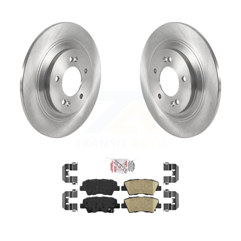 Transit Auto K8A-101251 Disc Brake Kit for 2019-2023 Kia Soul EV, Hyundai Kona Electric, Kia Niro EV - Rear product image