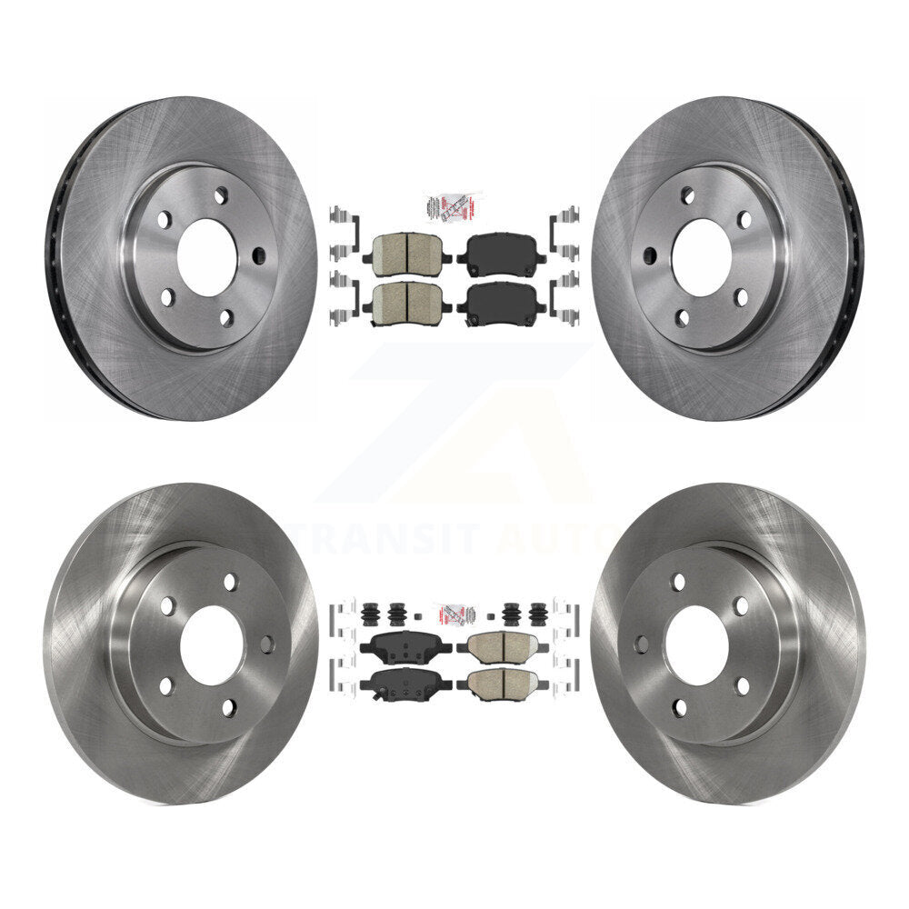 Transit Auto K8A-101288 Disc Brake Kit for 2004-2005 Chevrolet Malibu - Front and Rear product image