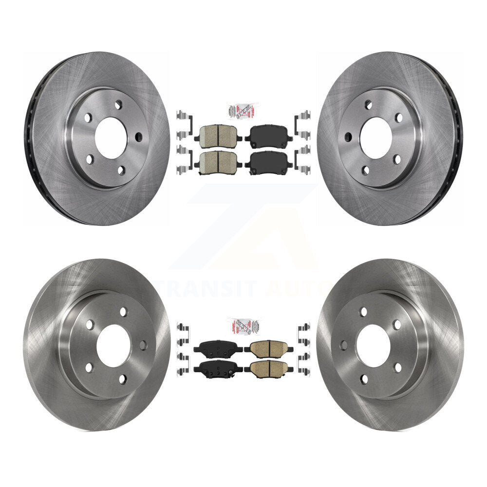 Transit Auto K8A-101289 Disc Brake Kit for 2004-2005 Chevrolet Malibu - Front and Rear product image