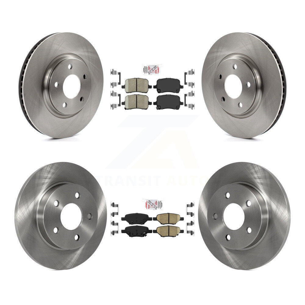 Transit Auto K8A-101291 Disc Brake Kit for 2004-2010 Chevrolet HHR, Pontiac G5, Chevrolet Malibu & more - Front and Rear product image