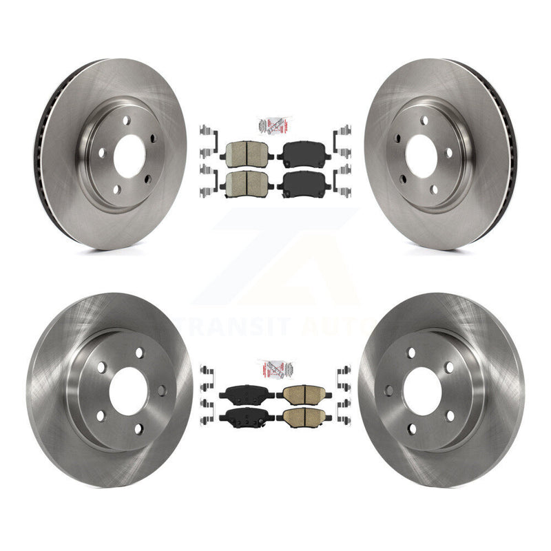 Transit Auto K8A-101291 Disc Brake Kit for 2004-2010 Chevrolet HHR, Pontiac G5, Chevrolet Malibu & more - Front and Rear product image
