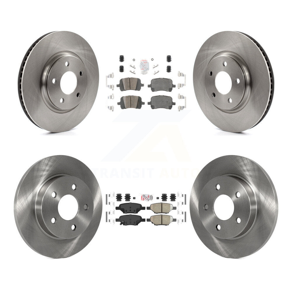 Transit Auto K8A-101292 Disc Brake Kit for 2004-2012 Chevrolet Malibu, Pontiac G5, Chevrolet Cobalt & more - Front and Rear product image