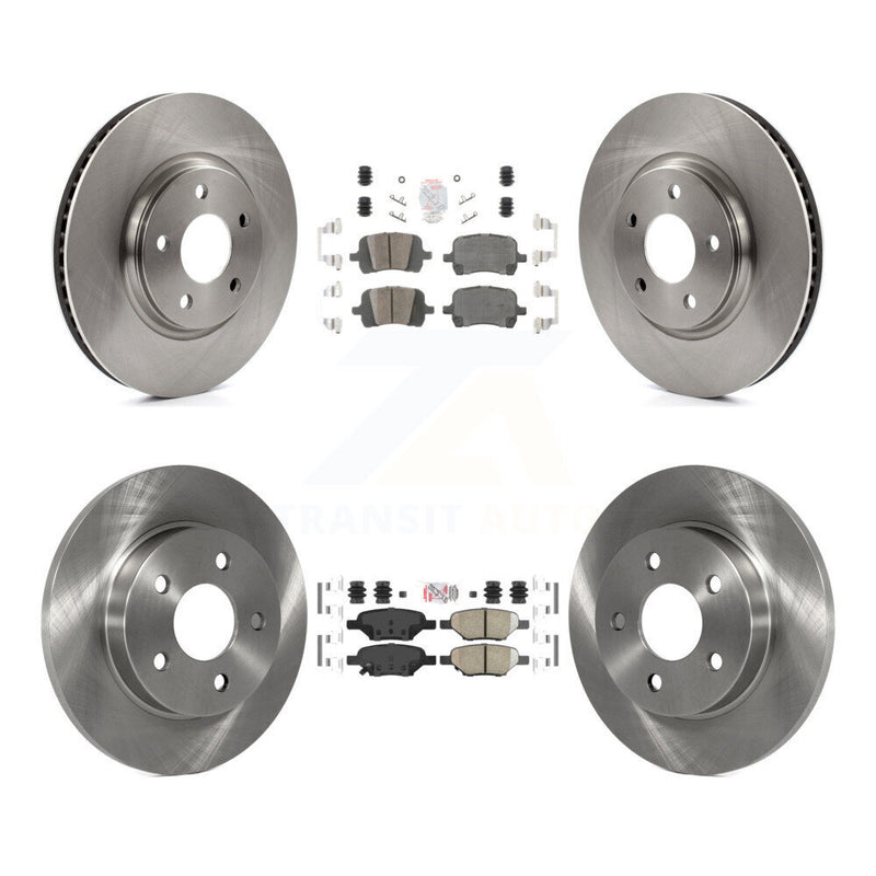 Transit Auto K8A-101292 Disc Brake Kit for 2004-2012 Chevrolet Malibu, Pontiac G5, Chevrolet Cobalt & more - Front and Rear product image