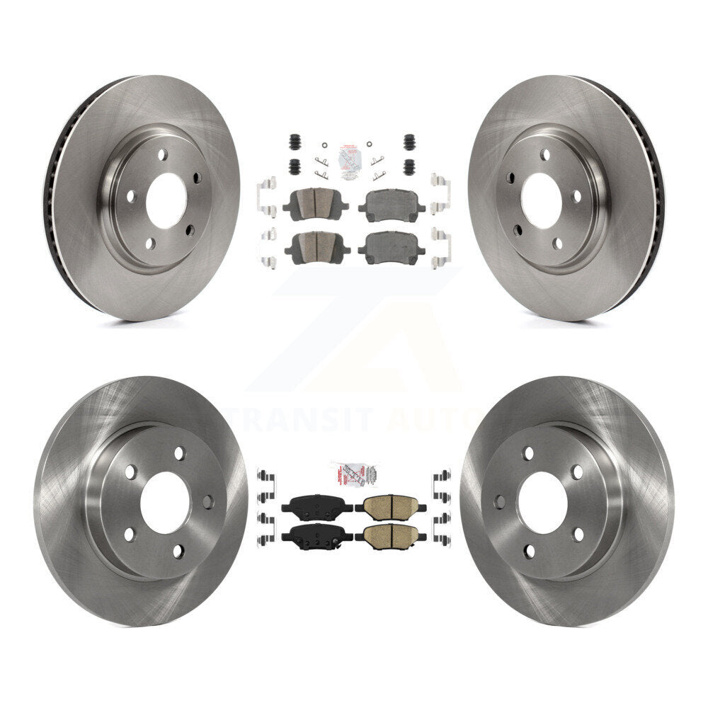 Transit Auto K8A-101293 Disc Brake Kit for 2004-2012 Chevrolet Malibu, Pontiac G5, Chevrolet Cobalt & more - Front and Rear product image