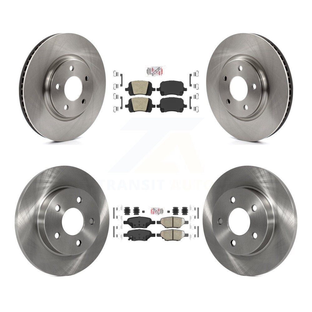 Transit Auto K8A-101294 Disc Brake Kit for 2004-2012 Chevrolet Malibu, Pontiac G5, Chevrolet Cobalt & more - Front and Rear product image