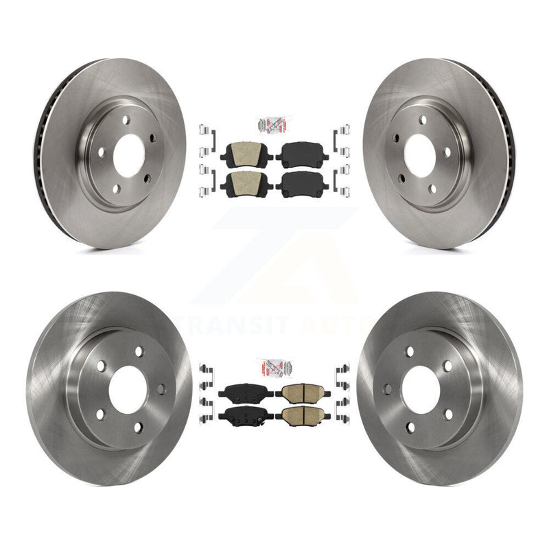 Transit Auto K8A-101295 Disc Brake Kit for 2004-2012 Chevrolet Malibu, Pontiac G5, Chevrolet Cobalt & more - Front and Rear product image