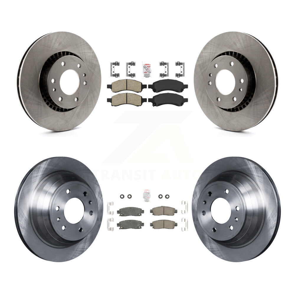Transit Auto K8A-101303 Disc Brake Kit for 2006-2009 GMC Envoy, Saab 9-7x, Buick Rainier & more - Front and Rear product image