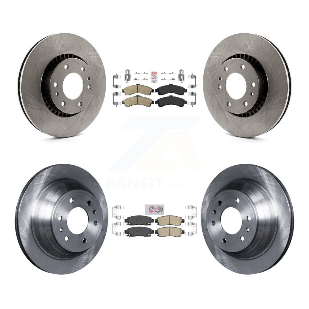 Transit Auto K8A-101306 Disc Brake Kit for 2002-2006 Isuzu Ascender, GMC Envoy, Saab 9-7x & more - Front and Rear product image