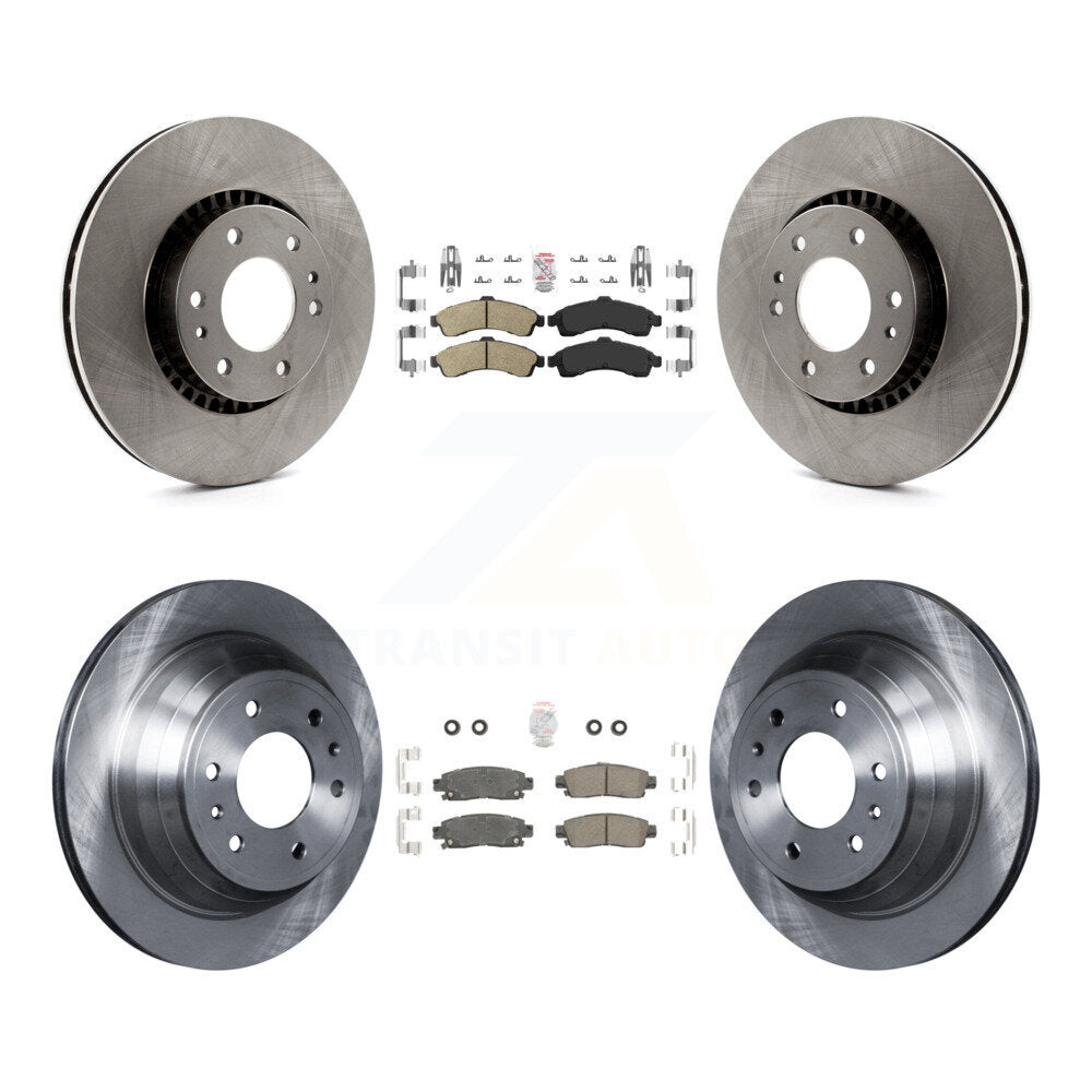 Transit Auto K8A-101307 Disc Brake Kit for 2002-2006 Isuzu Ascender, GMC Envoy, Saab 9-7x & more - Front and Rear product image