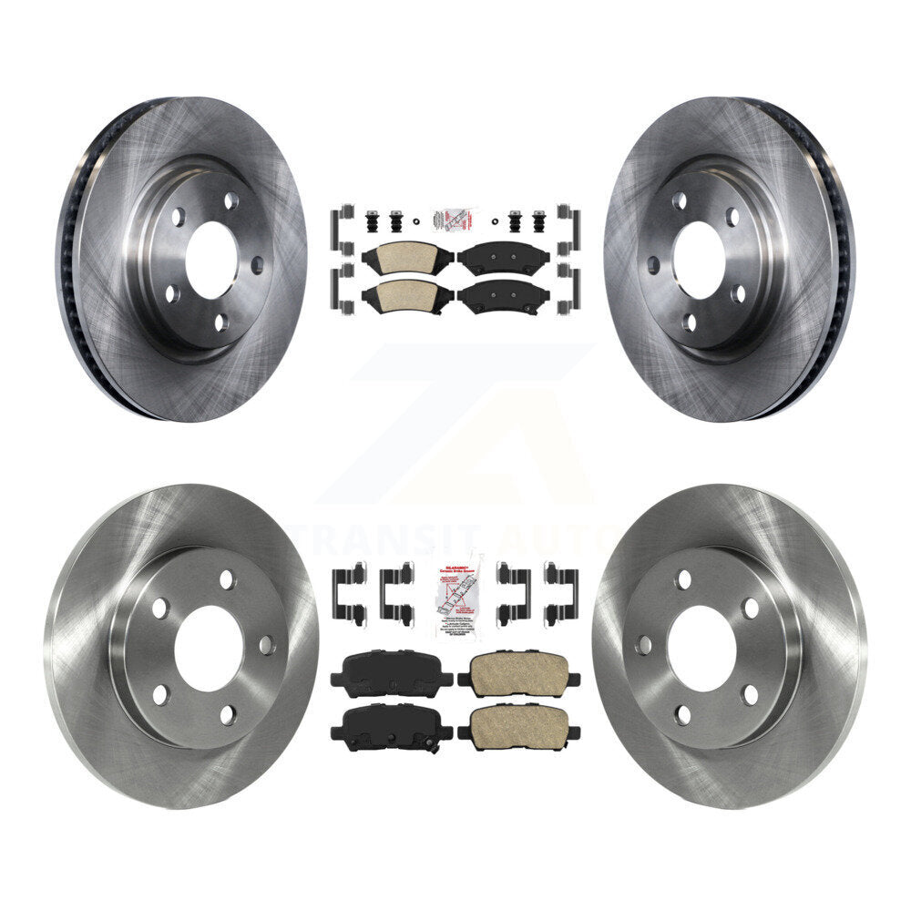 Transit Auto K8A-101320 Disc Brake Kit for 2004-2009 Buick Allure, Buick LaCrosse, Pontiac Grand Prix - Front and Rear product image