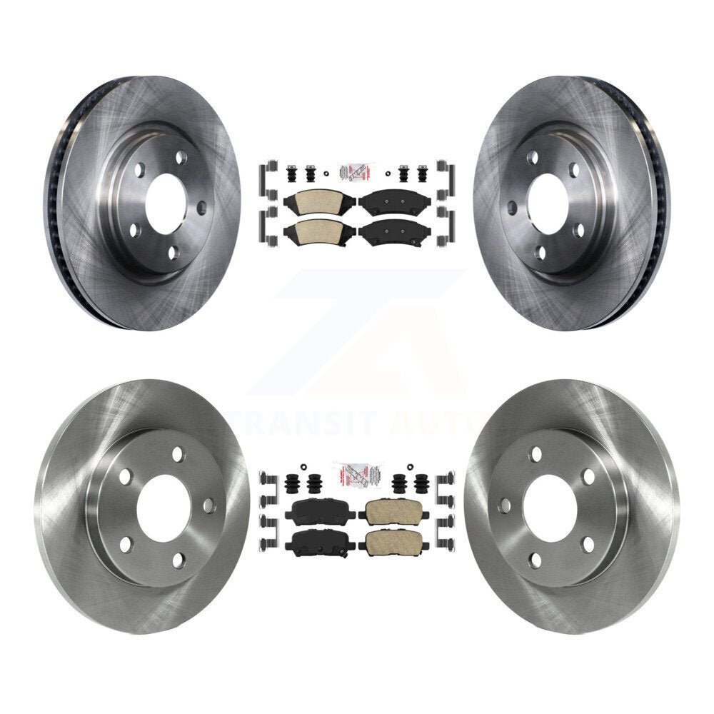 Transit Auto K8A-101321 Disc Brake Kit for 2004-2009 Buick Allure, Buick LaCrosse, Pontiac Grand Prix - Front and Rear product image