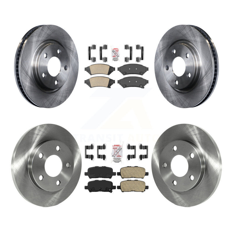 Transit Auto K8A-101322 Disc Brake Kit for 2004-2009 Buick Allure, Buick LaCrosse, Pontiac Grand Prix - Front and Rear product image