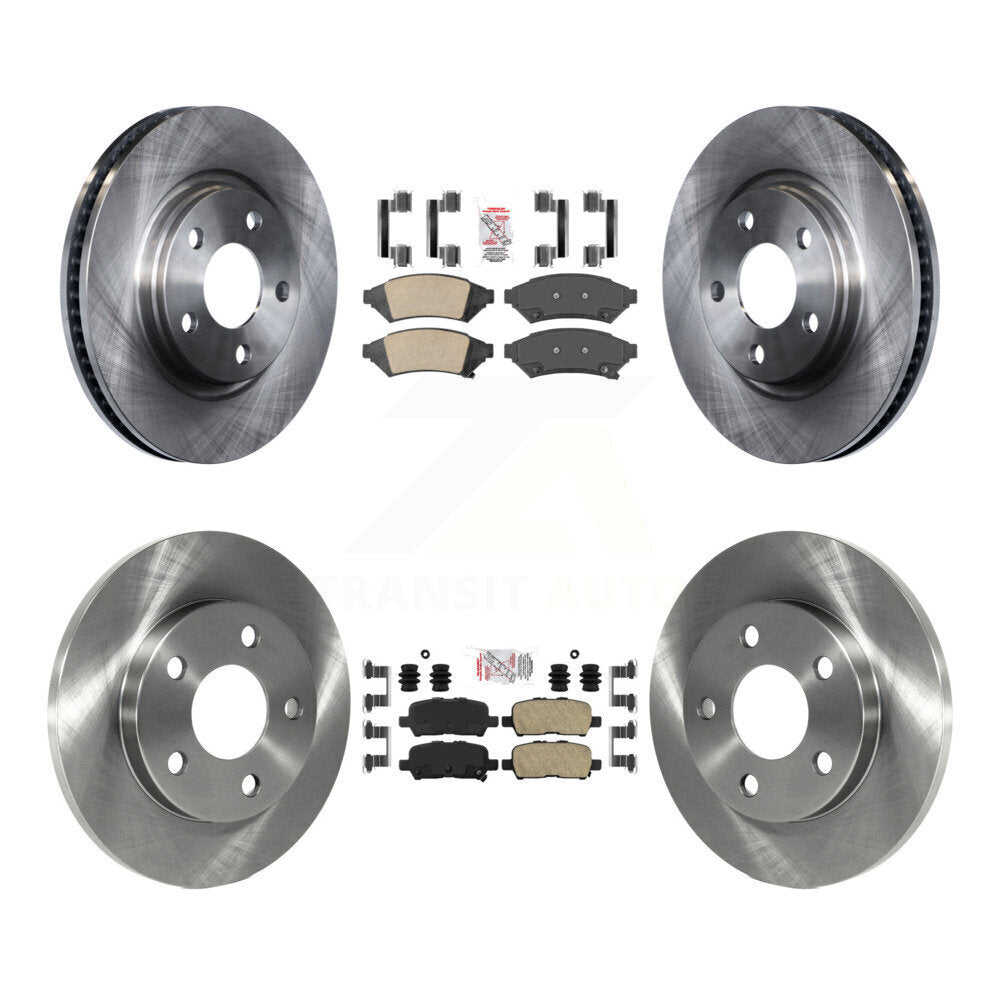 Transit Auto K8A-101323 Disc Brake Kit for 2004-2009 Buick Allure, Buick LaCrosse, Pontiac Grand Prix - Front and Rear product image