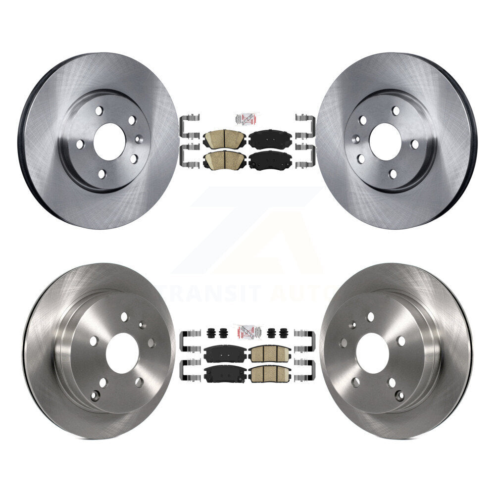 Transit Auto K8A-101333 Disc Brake Kit for 2010-2017 GMC Terrain, Chevrolet Equinox - Front and Rear product image