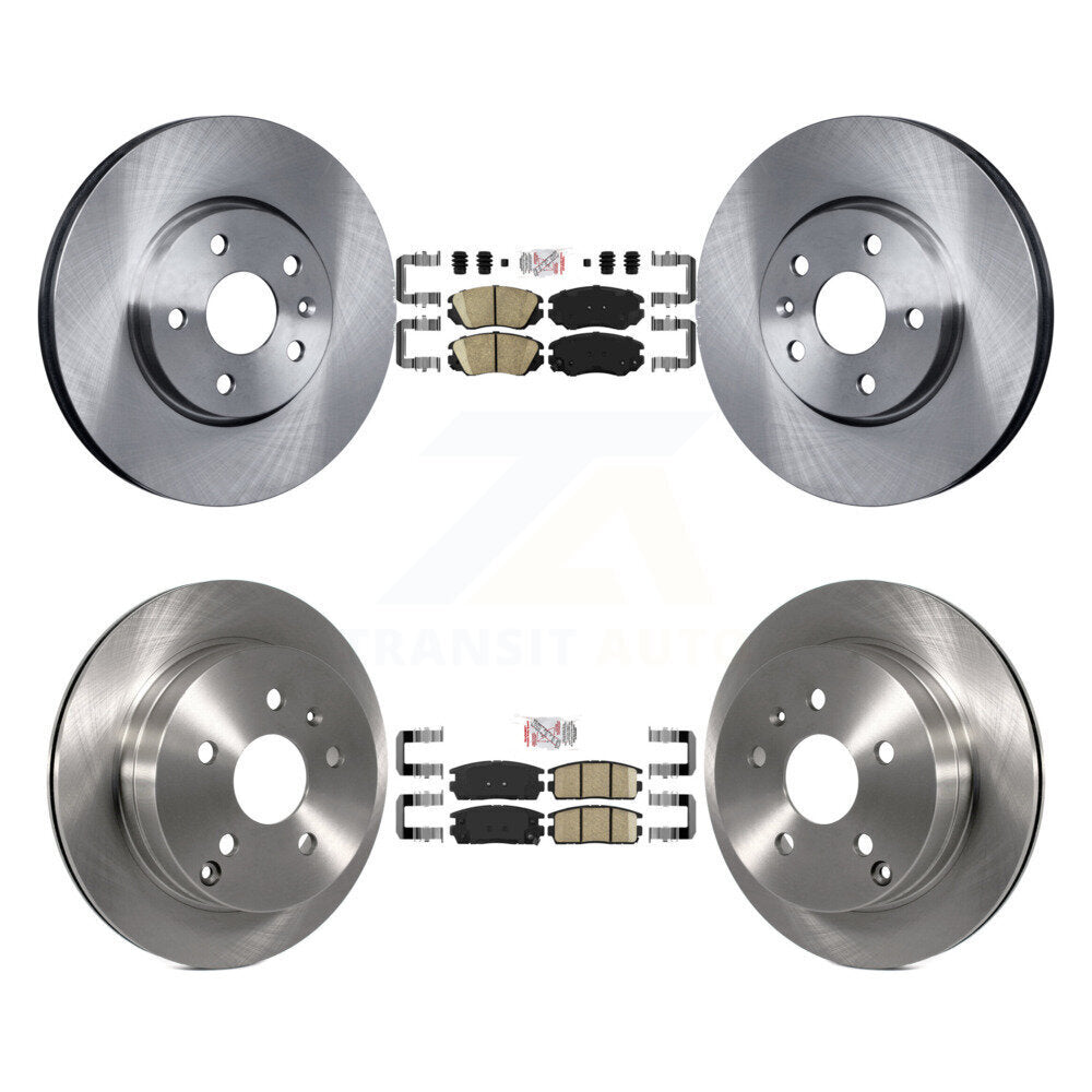 Transit Auto K8A-101334 Disc Brake Kit for 2010-2017 GMC Terrain, Chevrolet Equinox - Front and Rear product image