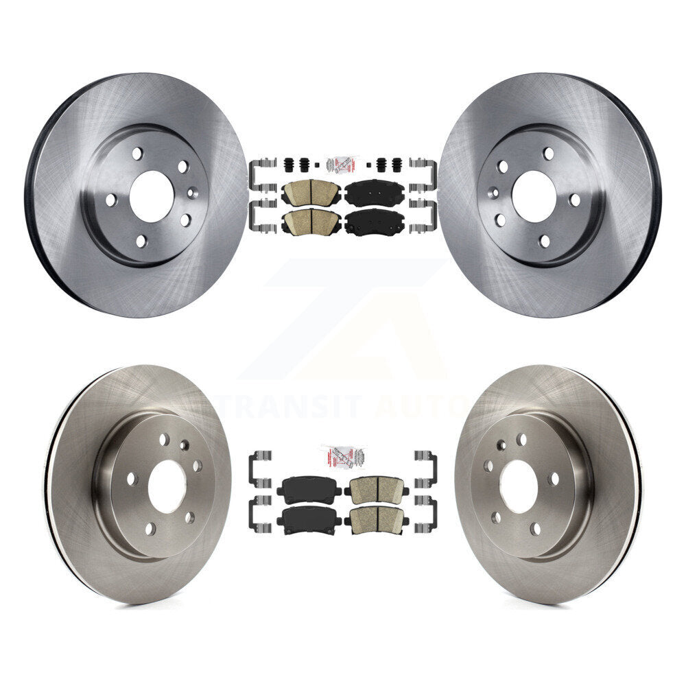 Transit Auto K8A-101337 Disc Brake Kit for 2010-2020 Chevrolet Malibu Limited, Chevrolet Impala, Chevrolet Malibu & more - Front and Rear product image