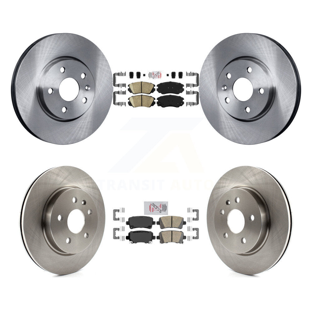 Transit Auto K8A-101342 Disc Brake Kit for 2010-2015 Chevrolet Malibu, Buick LaCrosse - Front and Rear product image
