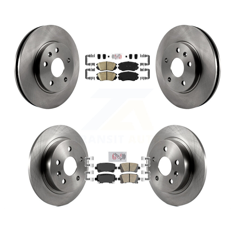 Transit Auto K8A-101343 Disc Brake Kit for 2013-2015 Chevrolet Malibu - Front and Rear product image