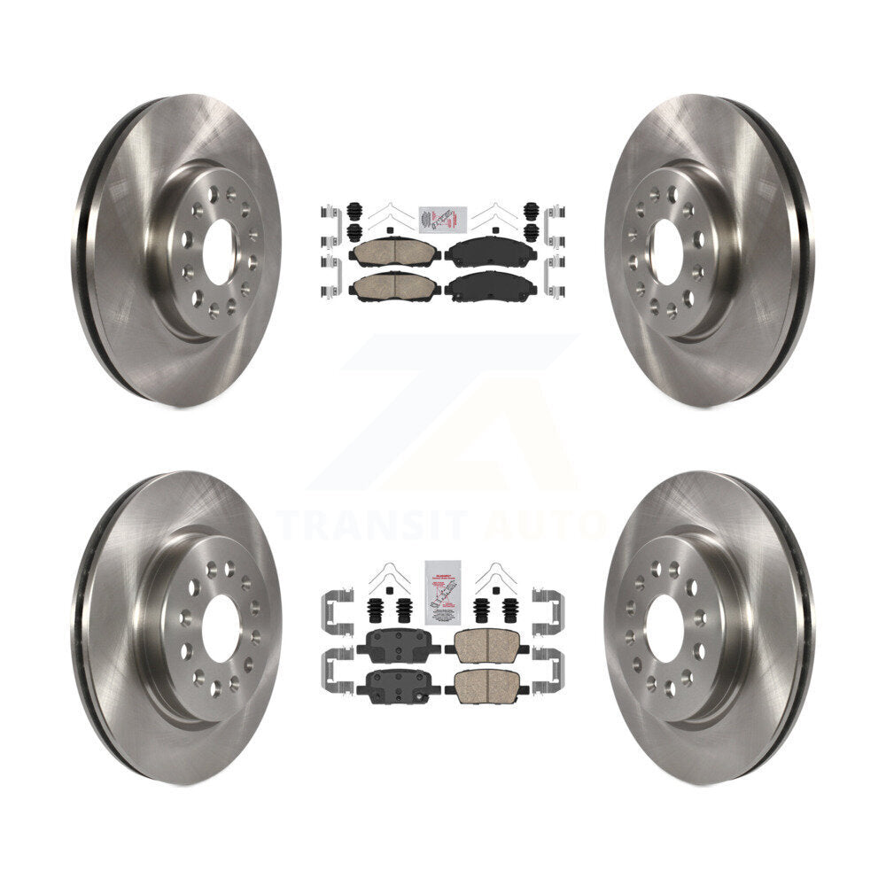 Transit Auto K8A-101410 Disc Brake Kit for 2017-2020 Chevrolet Traverse, Chevrolet Blazer, Buick Enclave & more - Front and Rear product image