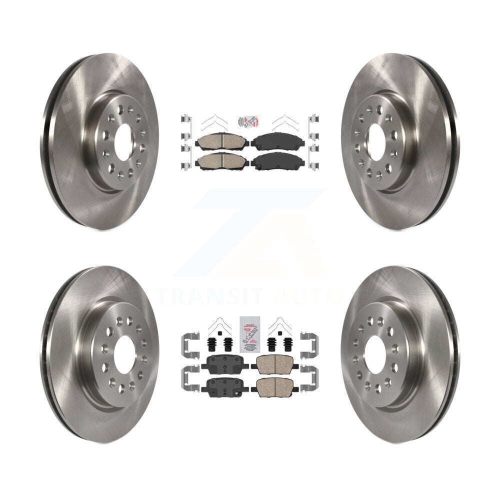 Transit Auto K8A-101412 Disc Brake Kit for 2017-2020 Chevrolet Traverse, Chevrolet Blazer, Buick Enclave & more - Front and Rear product image