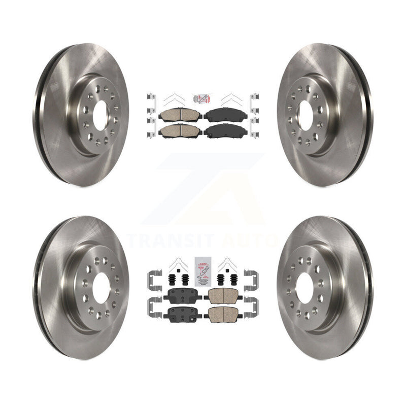 Transit Auto K8A-101412 Disc Brake Kit for 2017-2020 Chevrolet Traverse, Chevrolet Blazer, Buick Enclave & more - Front and Rear product image