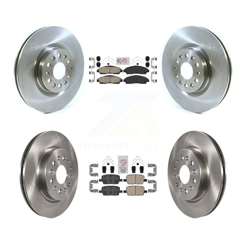 Transit Auto K8A-101414 Disc Brake Kit for 2017-2020 Cadillac XT6, Buick Enclave, Cadillac XT5 - Front and Rear product image