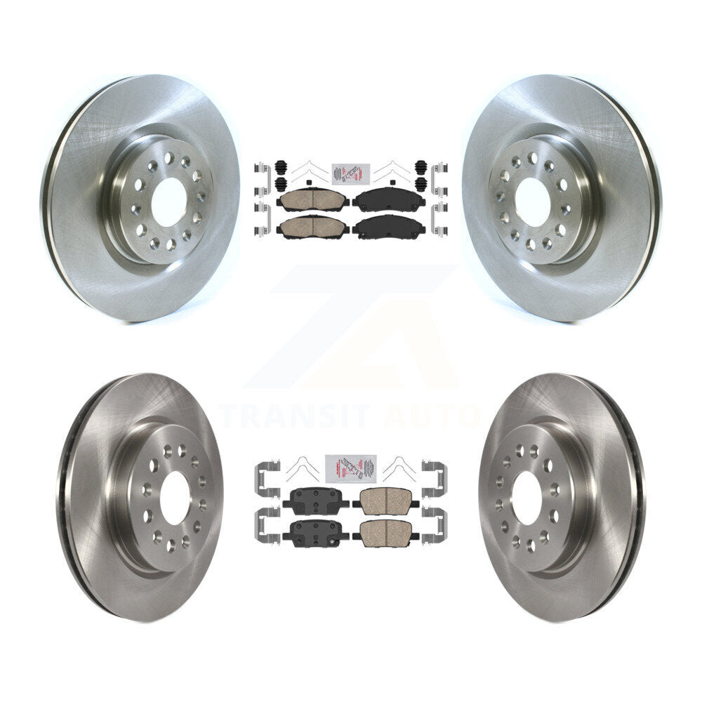 Transit Auto K8A-101415 Disc Brake Kit for 2017-2020 Cadillac XT6, Buick Enclave, Cadillac XT5 - Front and Rear product image