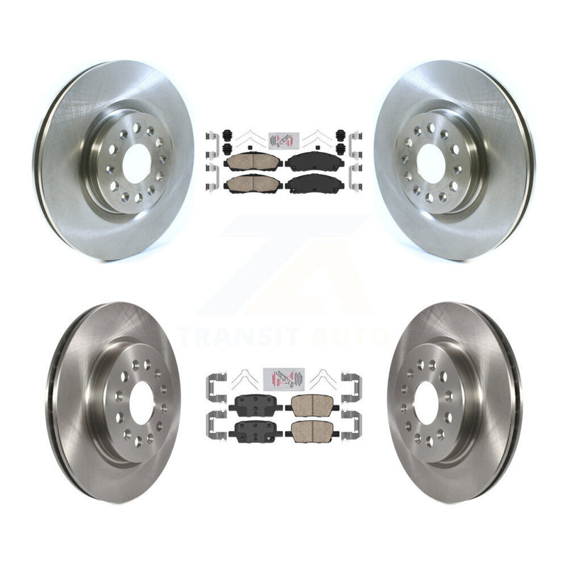 Transit Auto K8A-101415 Disc Brake Kit for 2017-2020 Cadillac XT6, Buick Enclave, Cadillac XT5 - Front and Rear product image