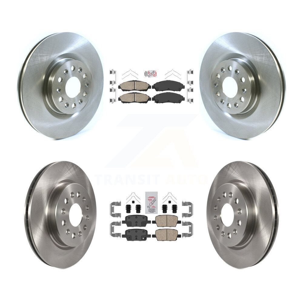 Transit Auto K8A-101416 Disc Brake Kit for 2017-2020 Cadillac XT6, Buick Enclave, Cadillac XT5 - Front and Rear product image