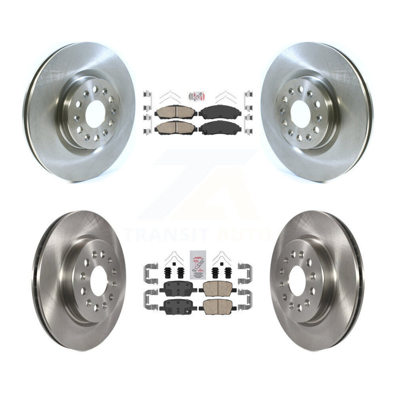 Transit Auto K8A-101416 Disc Brake Kit for 2017-2020 Cadillac XT6, Buick Enclave, Cadillac XT5 - Front and Rear product image