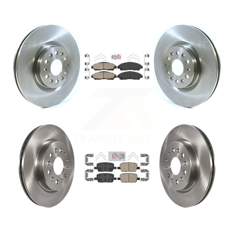 Transit Auto K8A-101417 Disc Brake Kit for 2017-2020 Cadillac XT6, Buick Enclave, Cadillac XT5 - Front and Rear product image