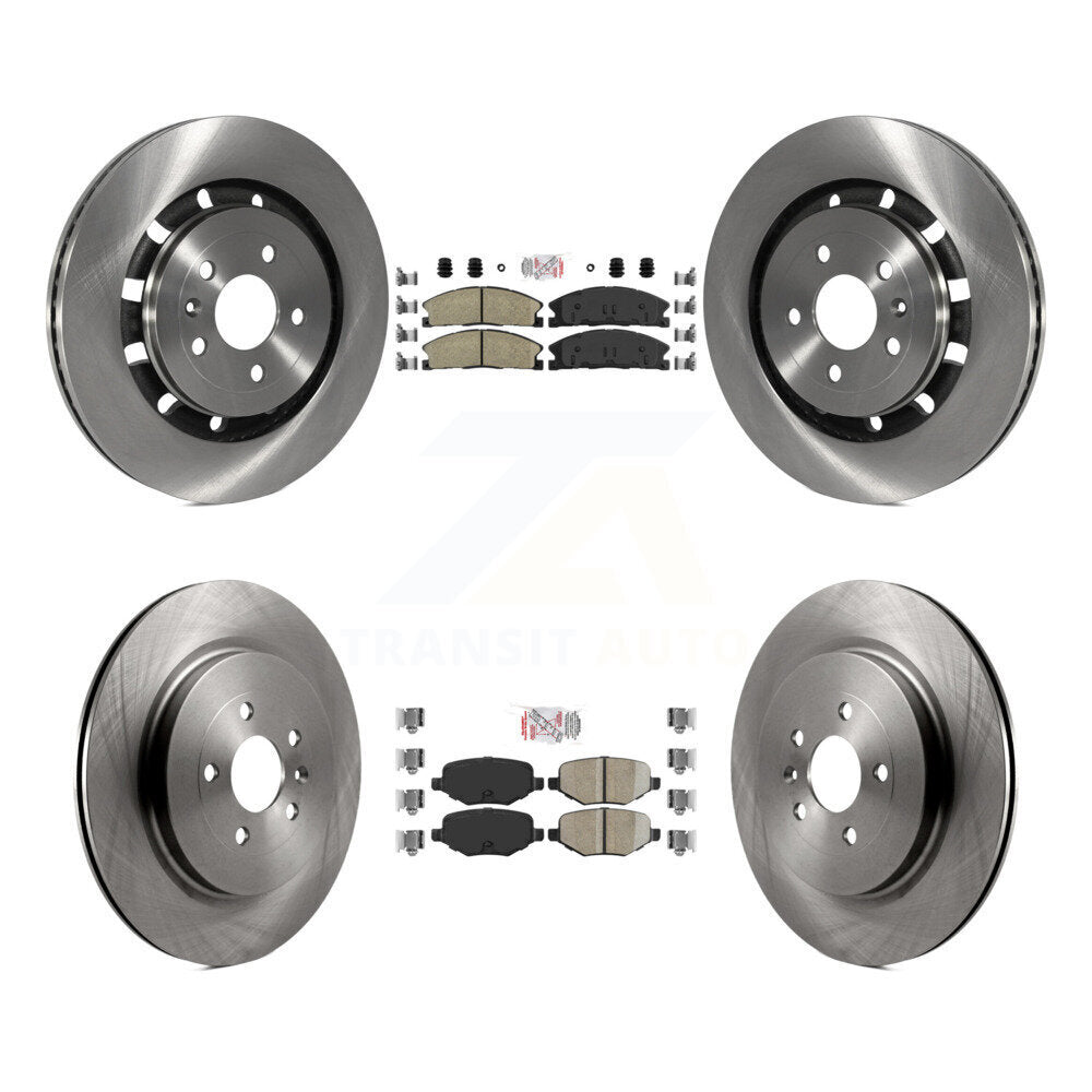 Transit Auto K8A-101486 Disc Brake Kit for 2012-2019 Ford Taurus, Lincoln MKT, Ford Explorer & more - Front and Rear product image